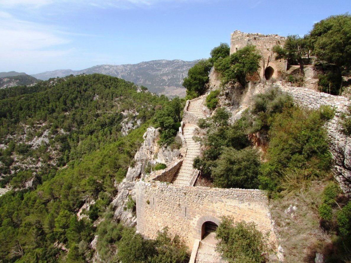 Alaró Schloss aus der Luft