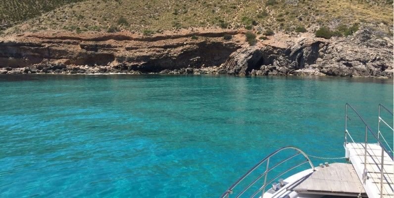 Schwimmpause waehrend tour