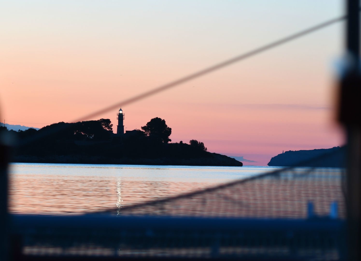 Sonnenaufgang und Delfine auf Mallorca