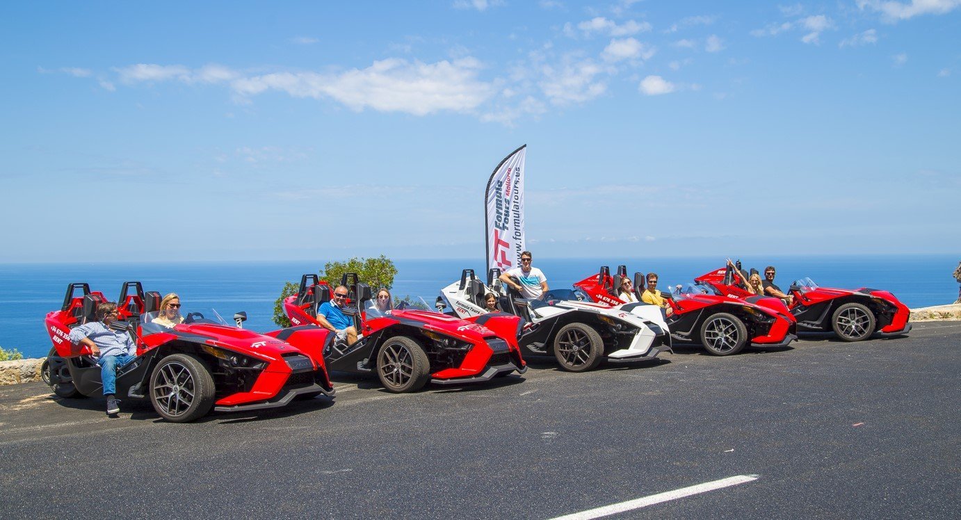 Fahrer, die die Aktivität genießen