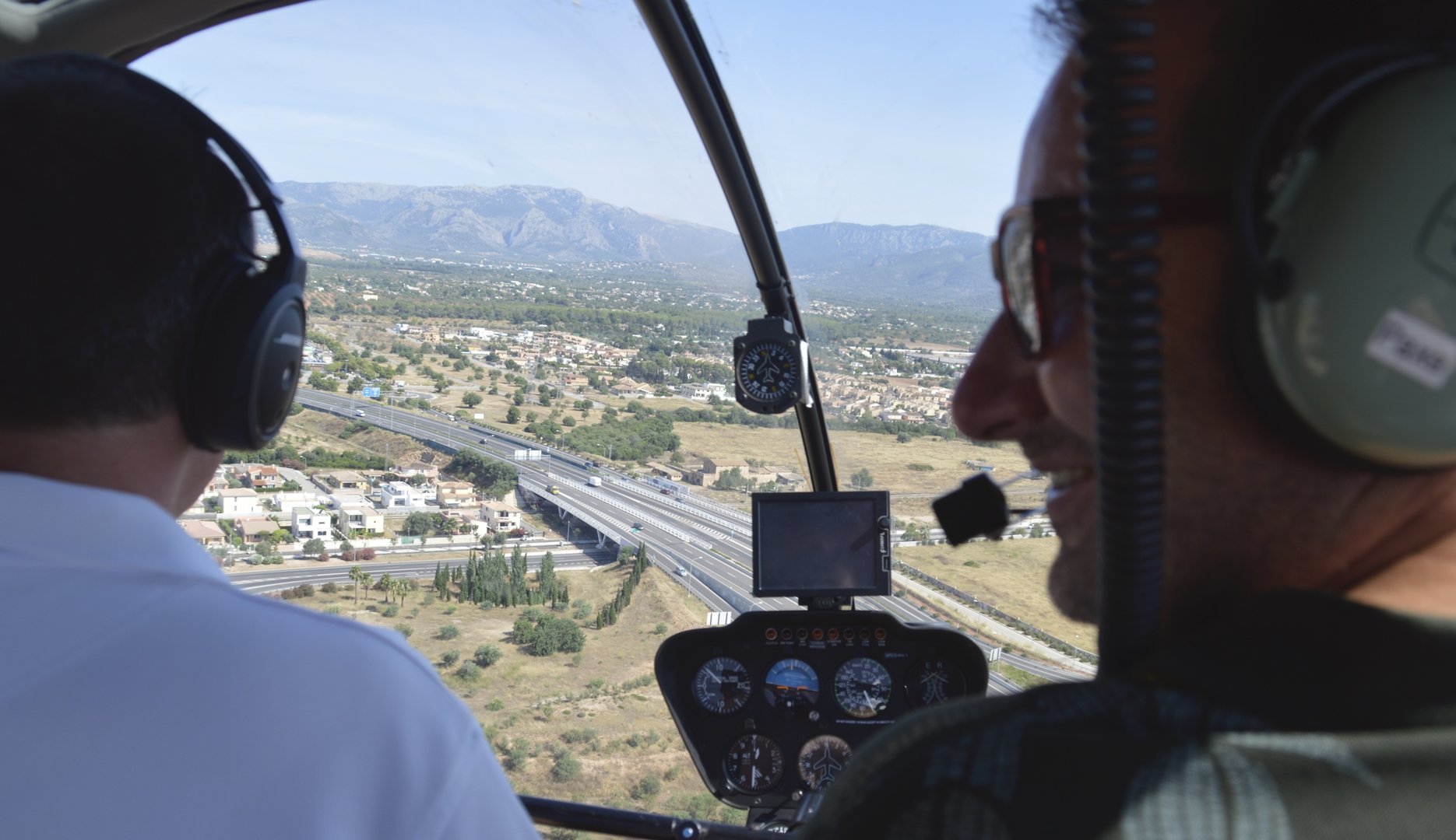 helikopter auf valldemossa