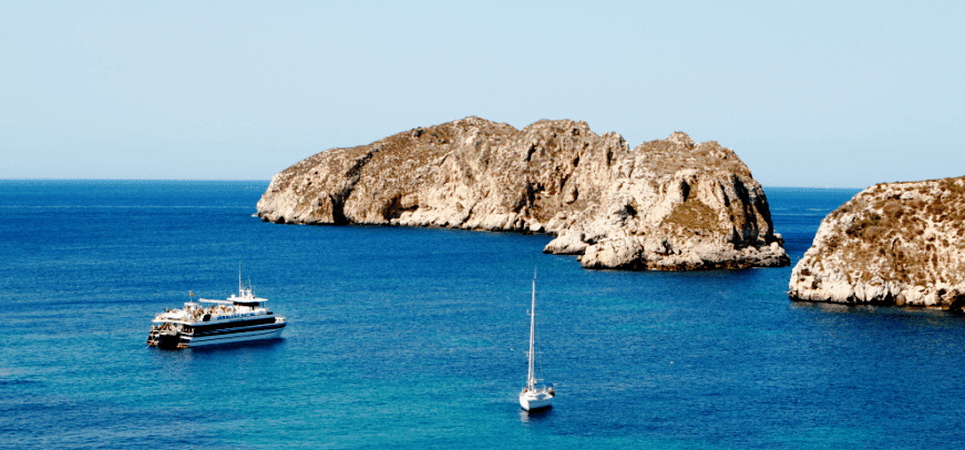 Stop zum Schwimmen in Cala Figuera