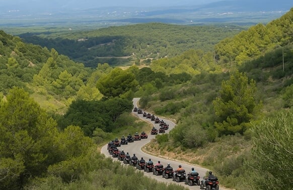 Quad und Berge
