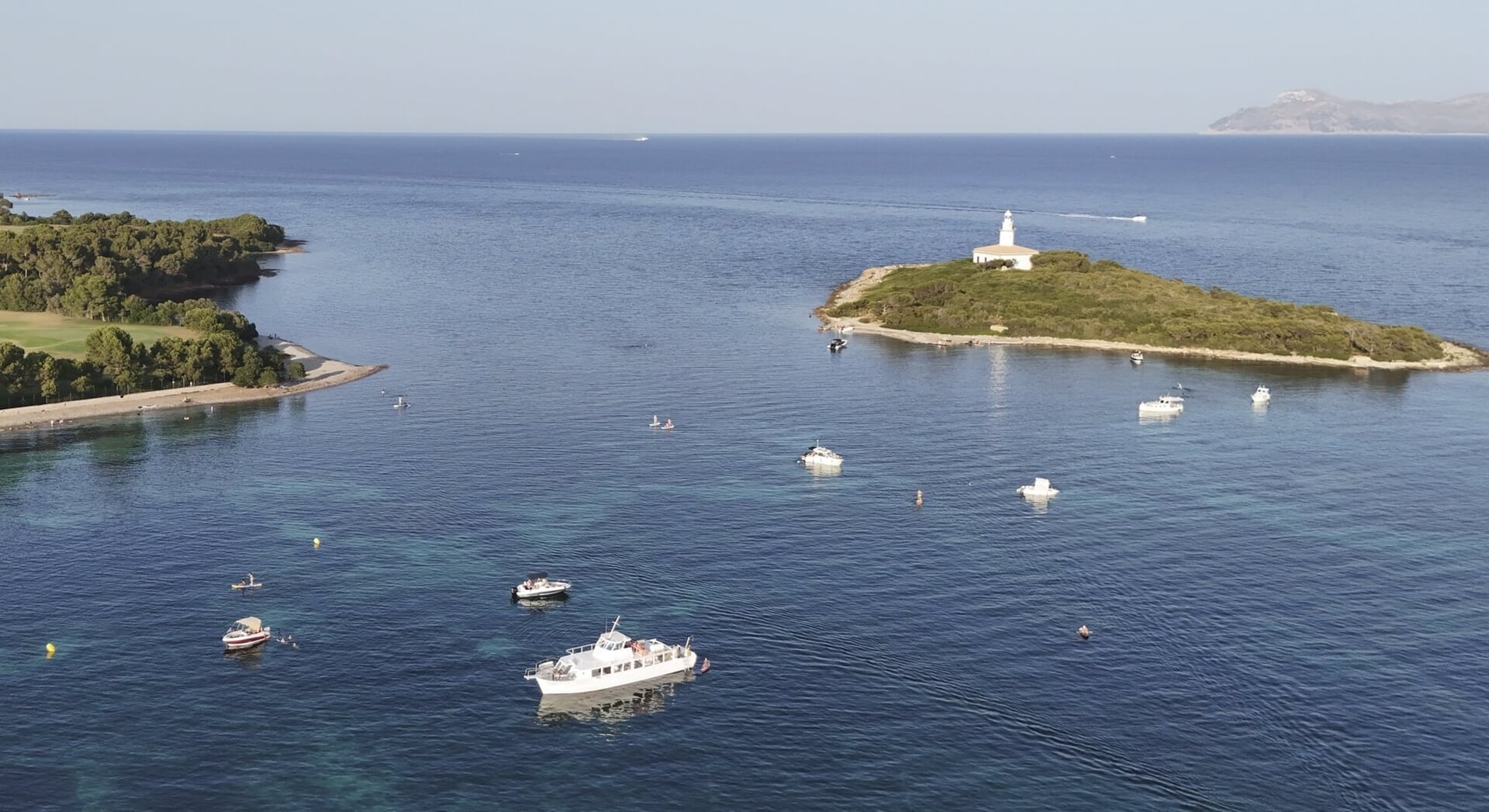 Bootsfahrt bei Sonnenuntergang auf Mallorca