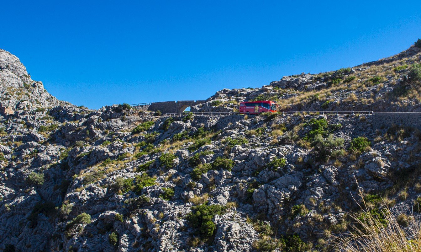 spektakuläre Straße nach Calobra