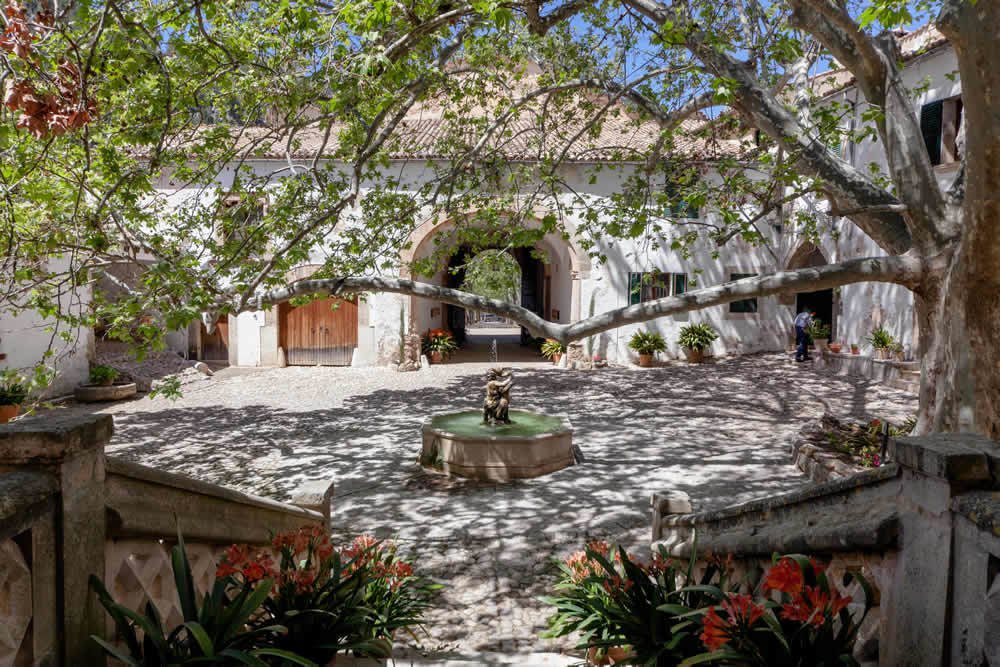 hof gärten von Alfabia