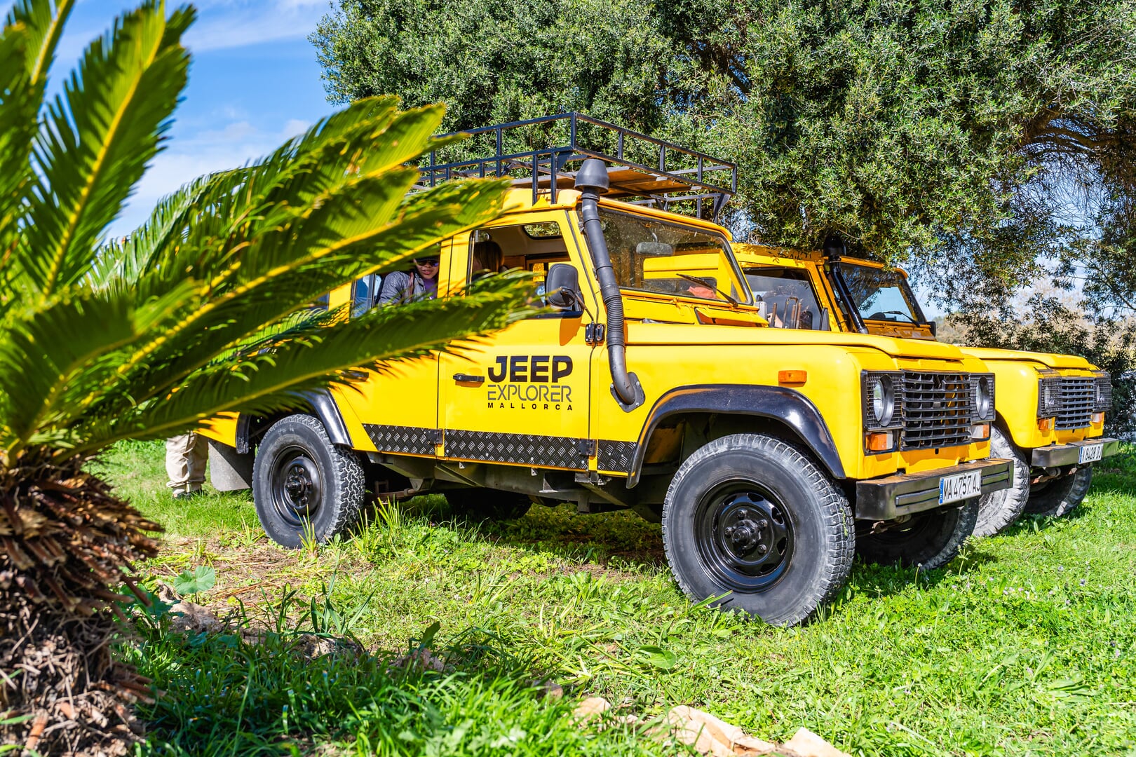 Jeep Parkplatz