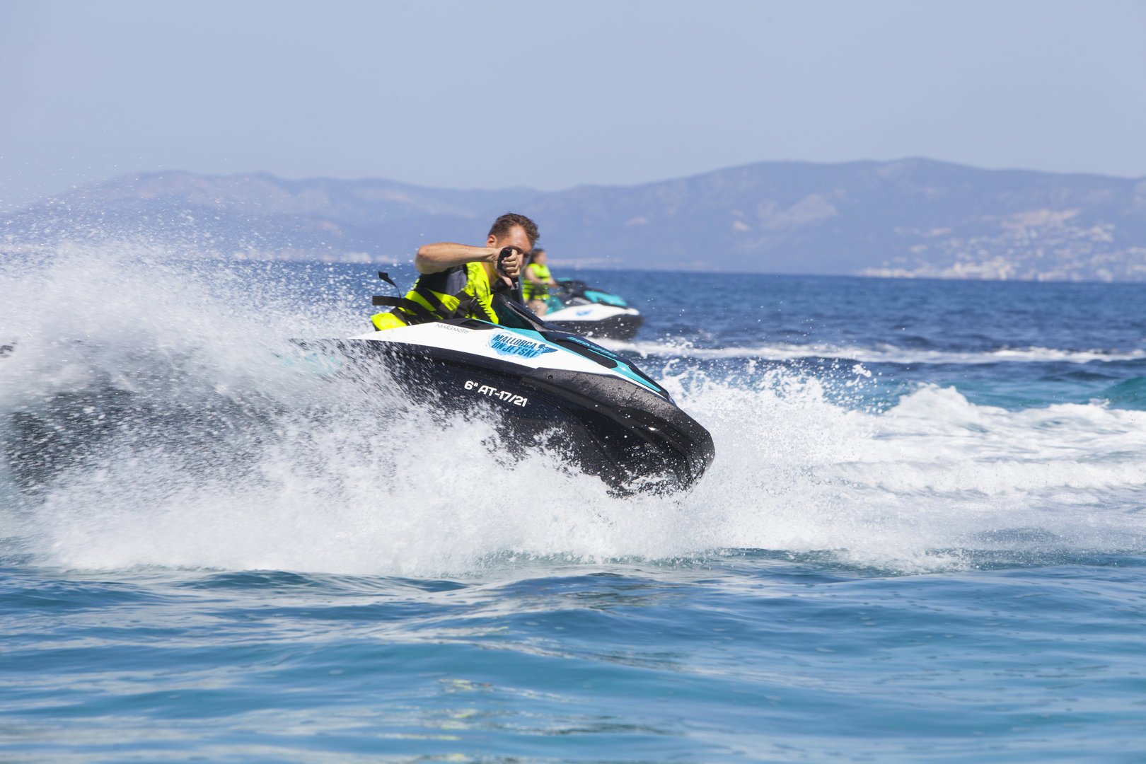 Segeln auf einem Jetski auf Mallorca