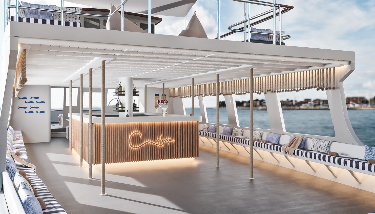 im Inneren des Schiffes