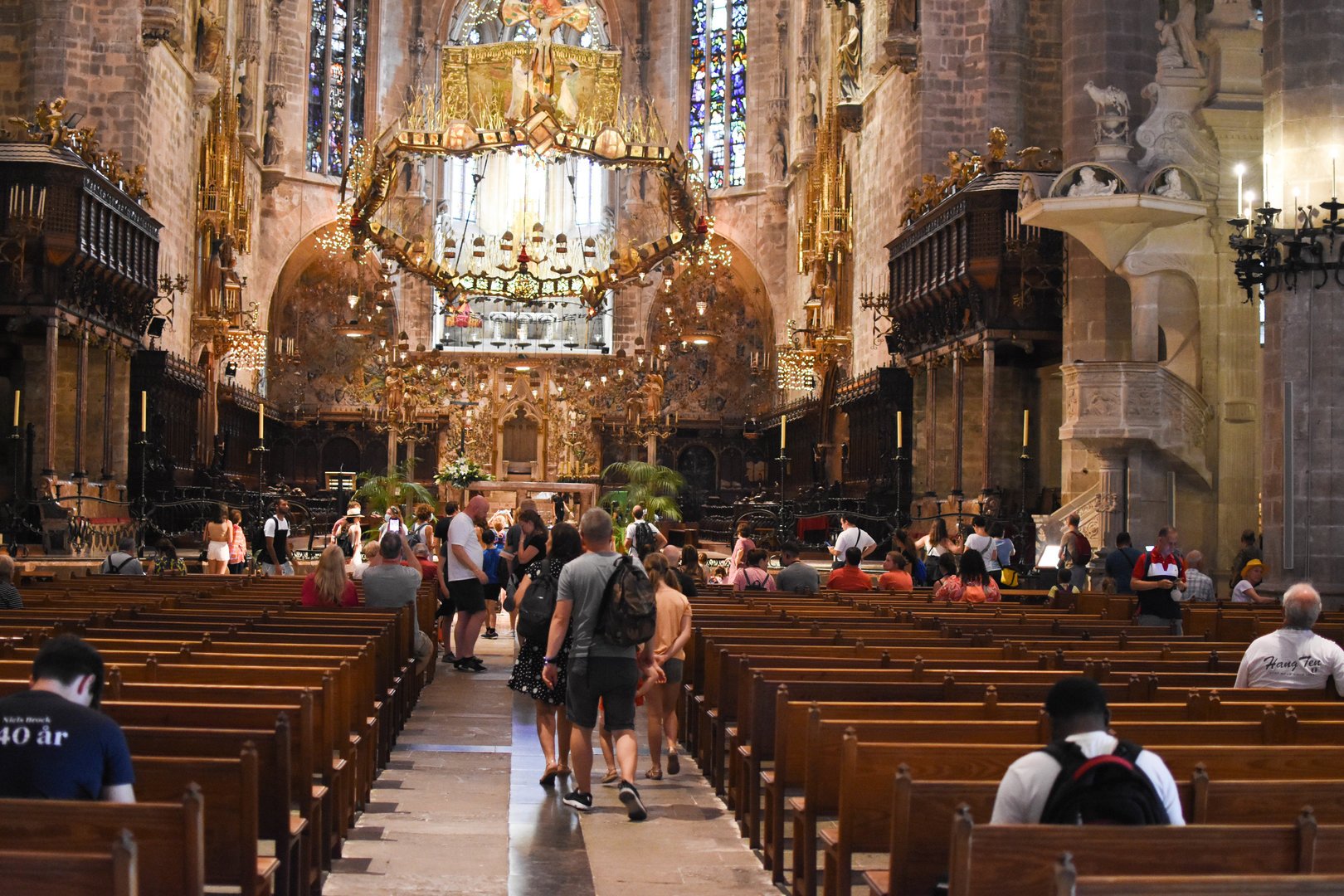 Kronleuchter in der Kathedrale