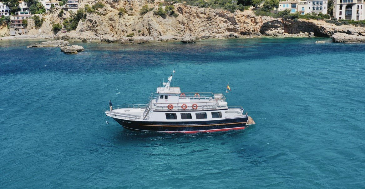 Segeln auf dem Calma Schiff