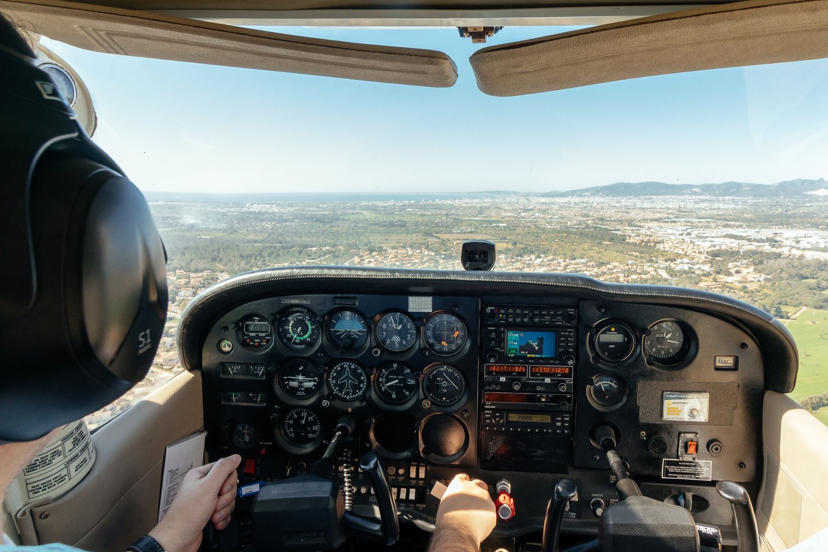 Pilot des Sportflugzeug