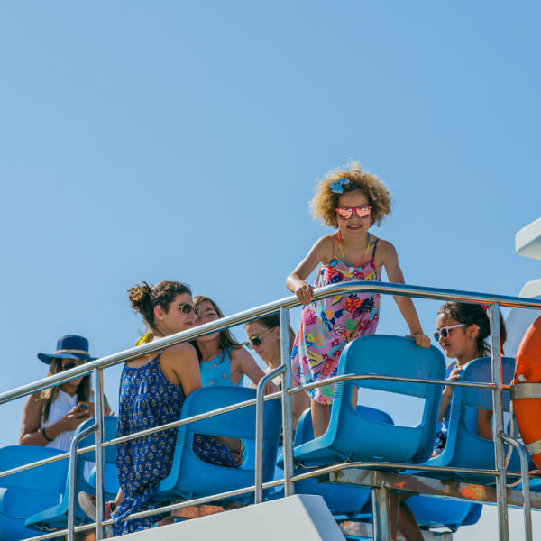 Familienbootsausflug in mallorca