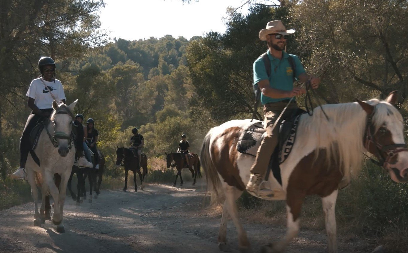 Ausflug auf dem Pferderücken