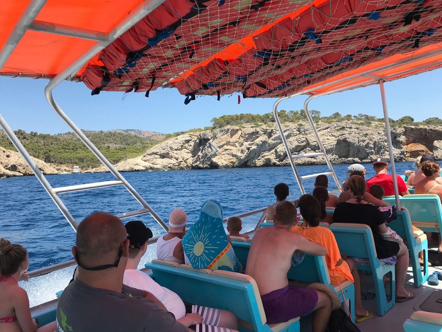 Mallorca Klippen mit dem Boot