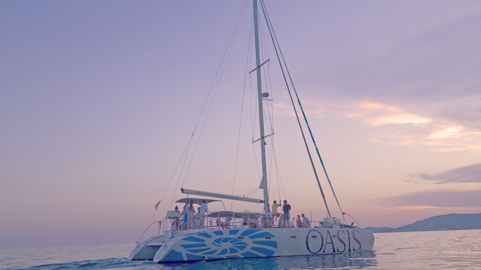 sunset katamaran tour