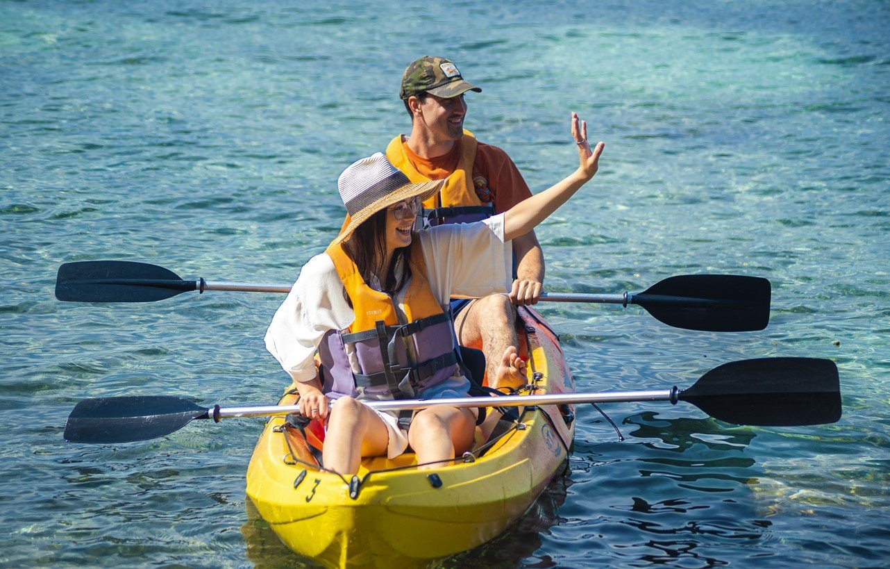 excursión en kayak en Alcanada