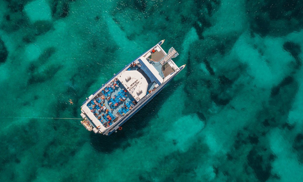 ruta en barco desde Alcudia a Formentor