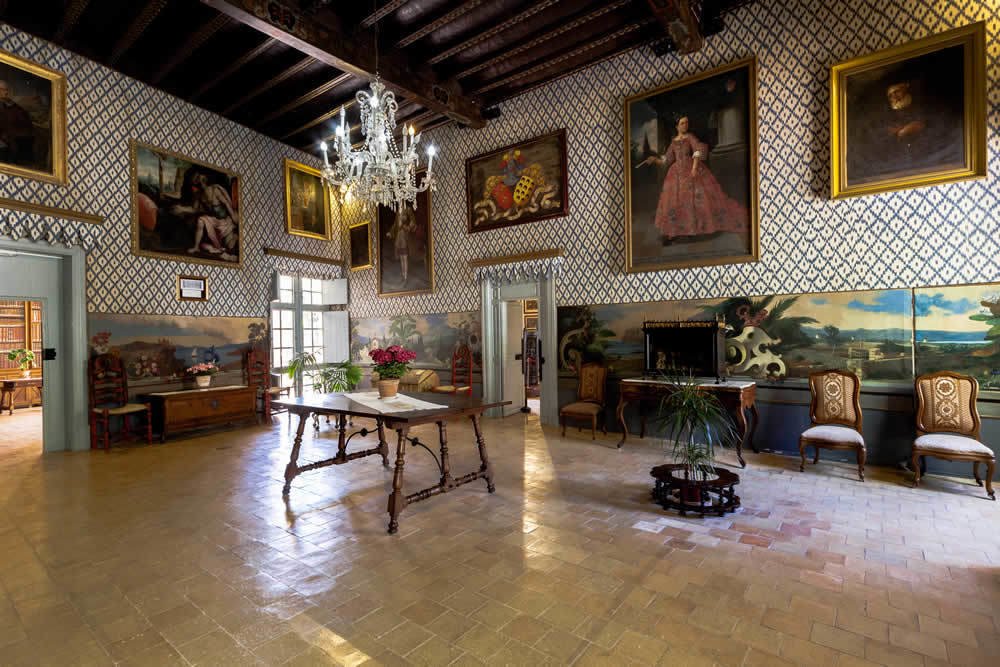 interior de las casas de alfabia