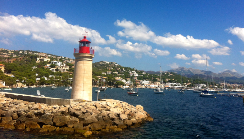Faro en el sur de Mallorca