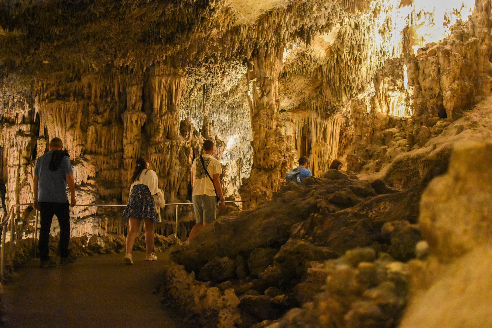paseo en las cuevas de mallorca