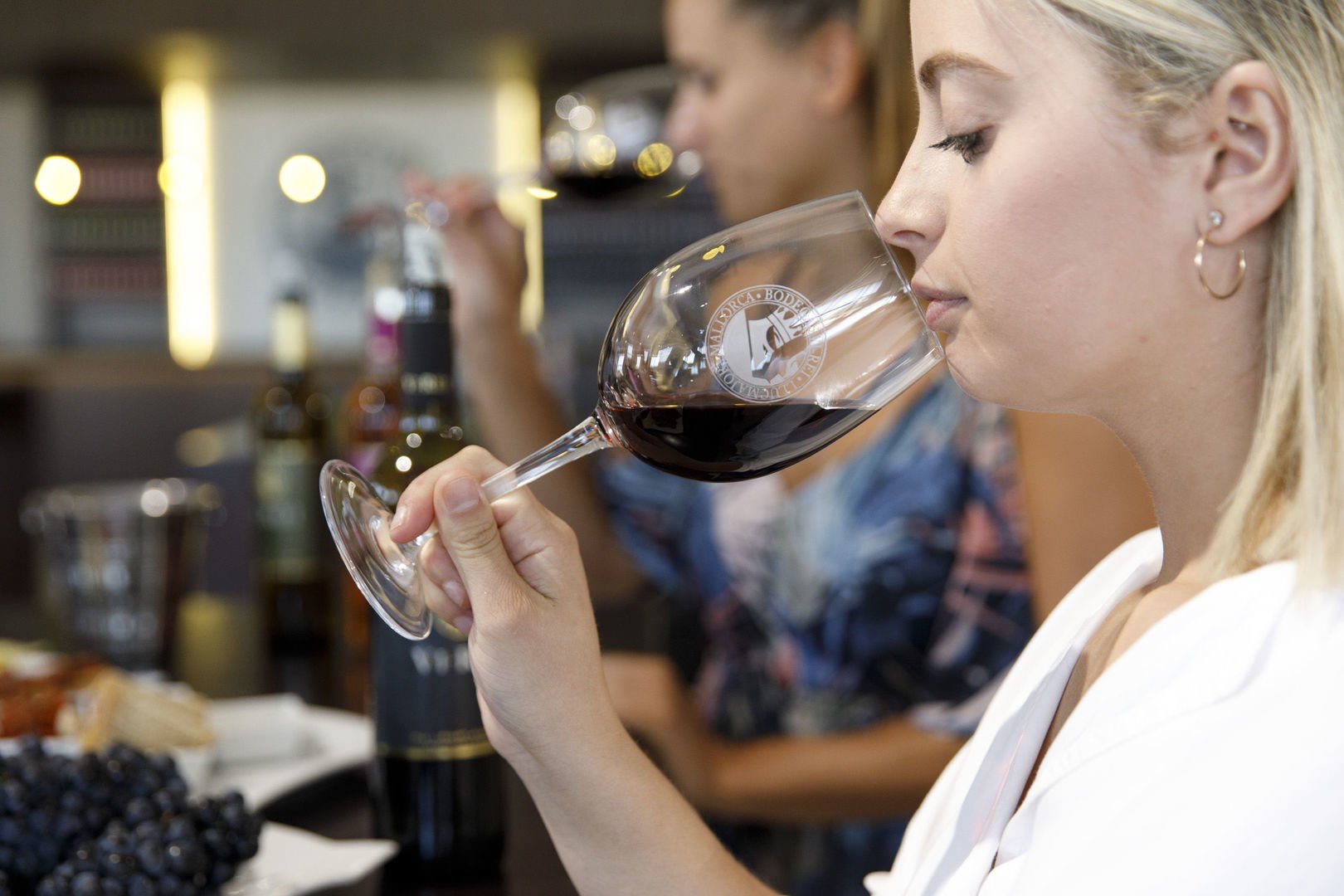 Cata de vinos en la actividad de enoturismo