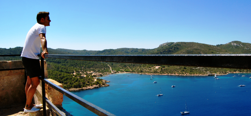 vista desde el castillo de cabrera