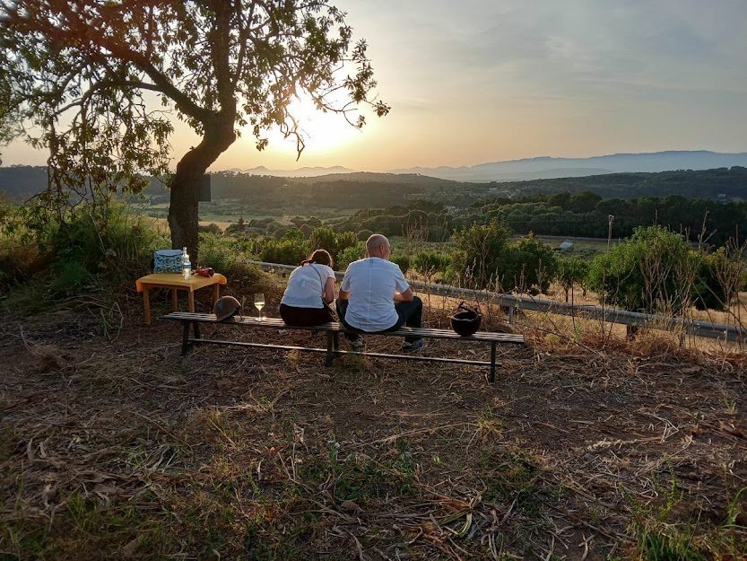 excursiones a caballo con puesta de sol