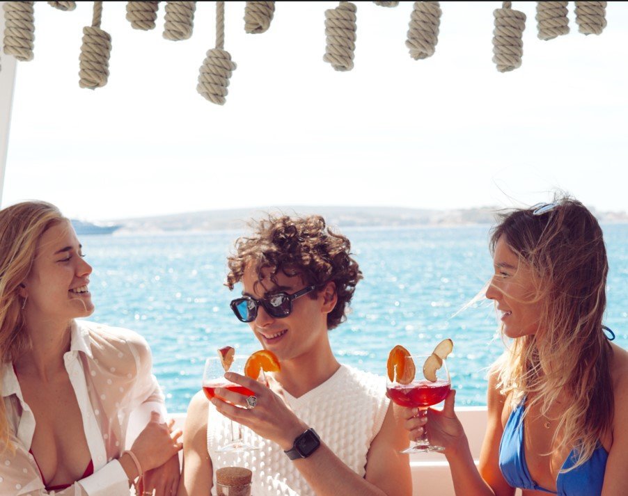 barra del bar del barco