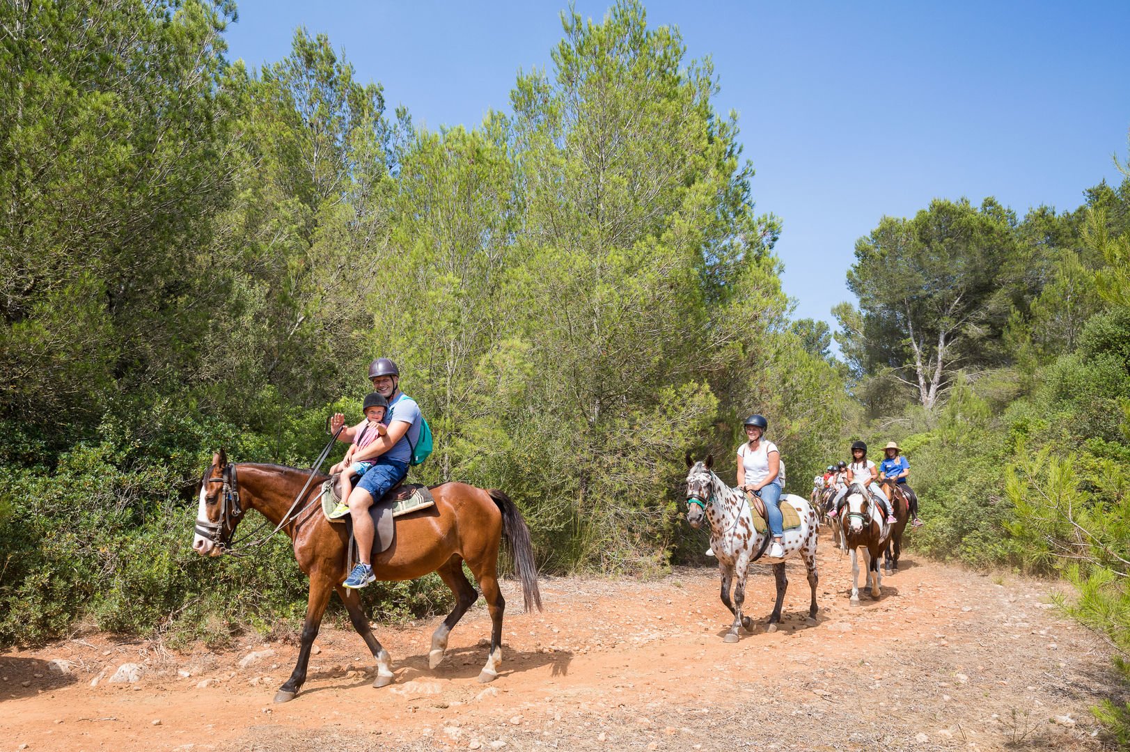cabalgando en mallorca