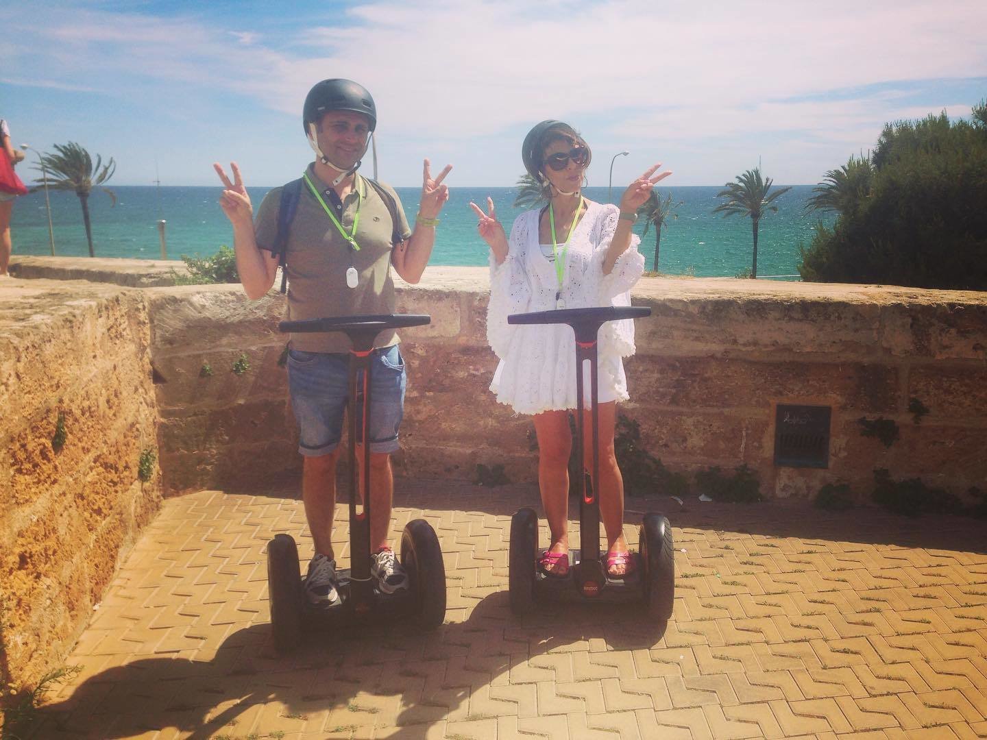 pequeño grupo con los segways