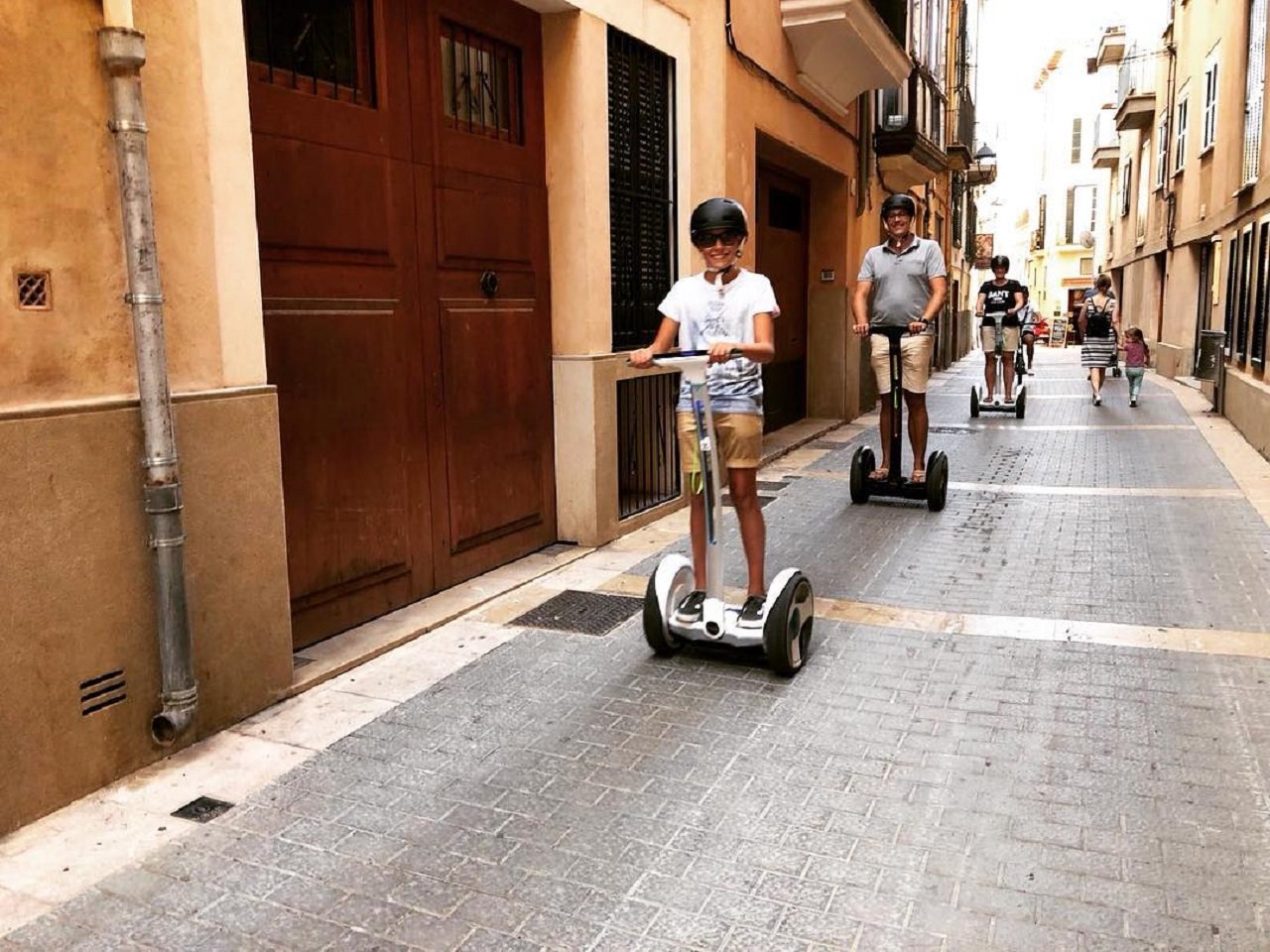 casco antiguo Palma en segway