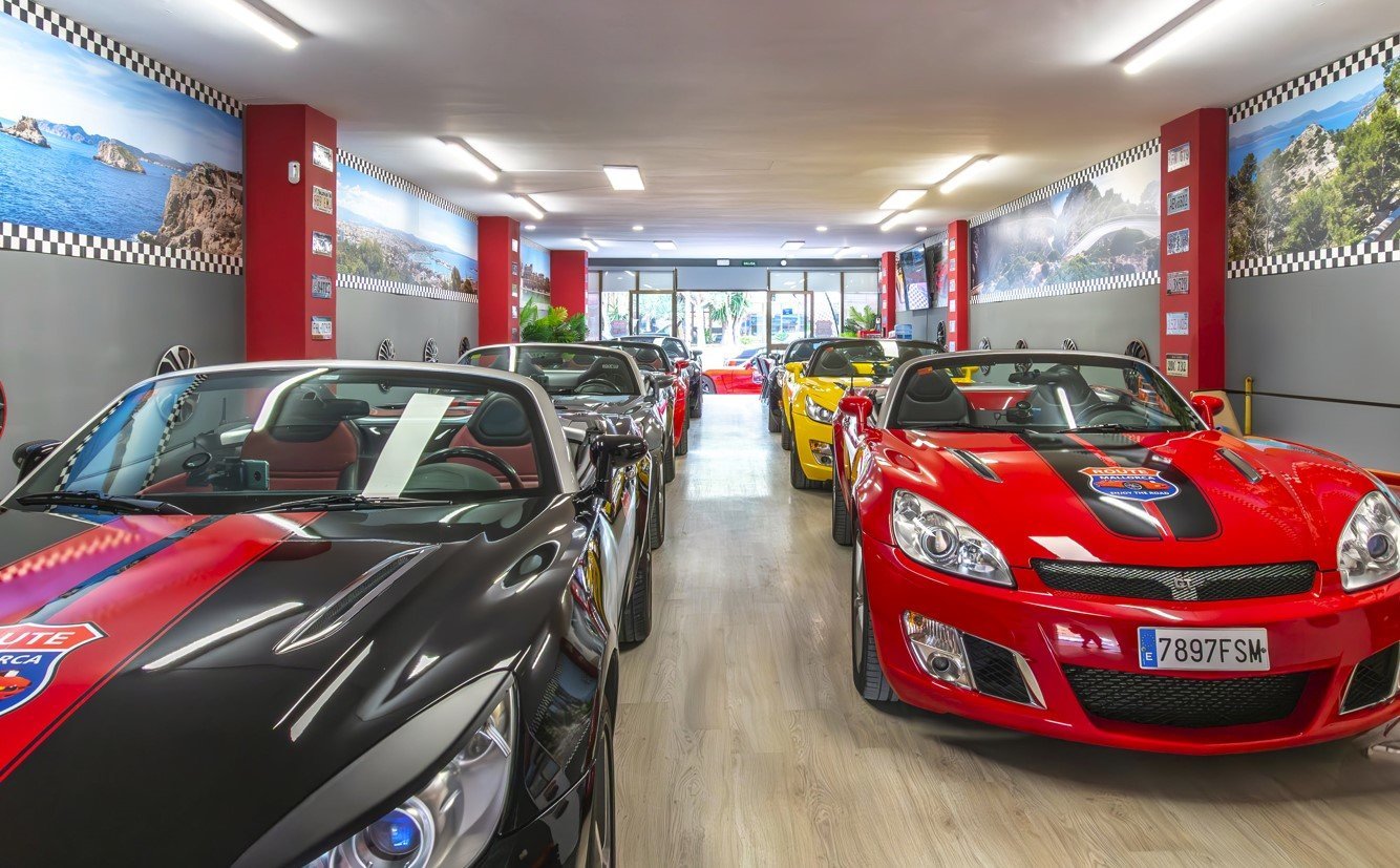 coches en el parking