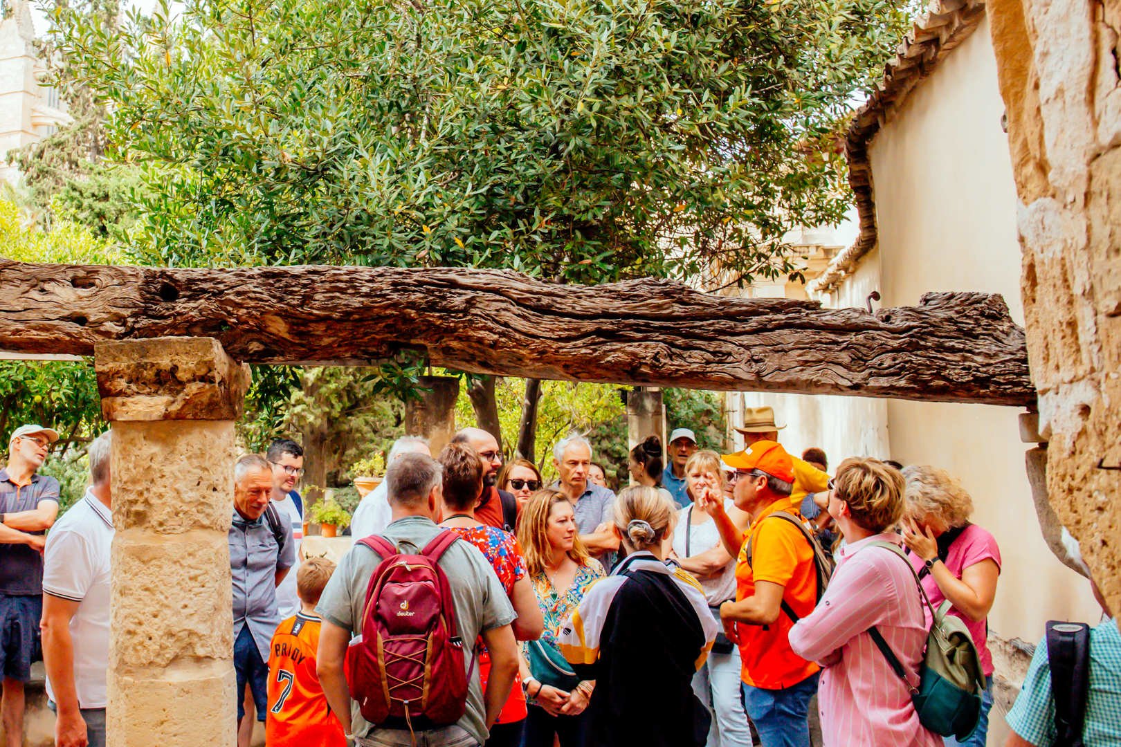 ruta a pie por las calles de palma