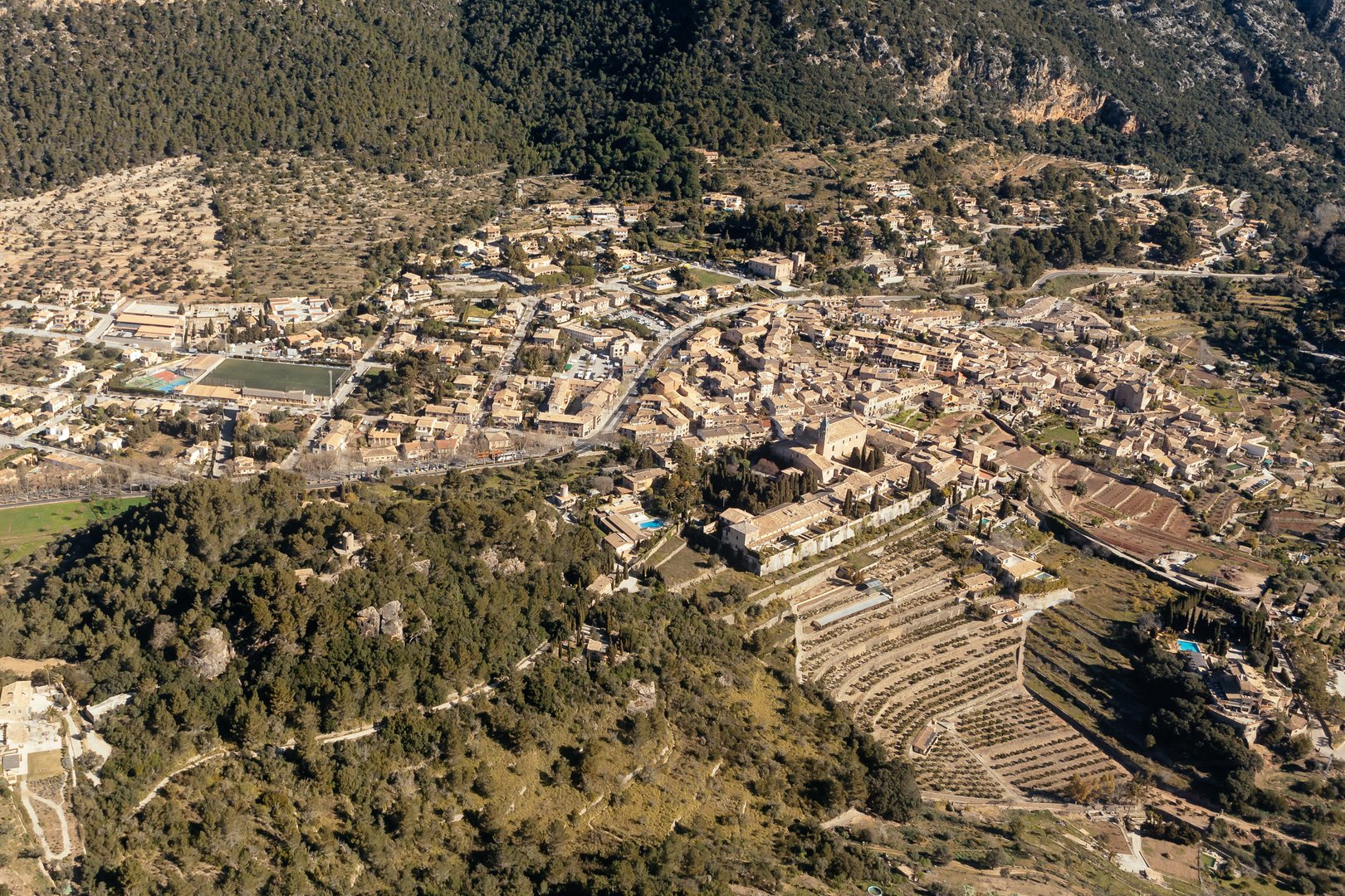 Vistas de Mallorca desde la avioneta
