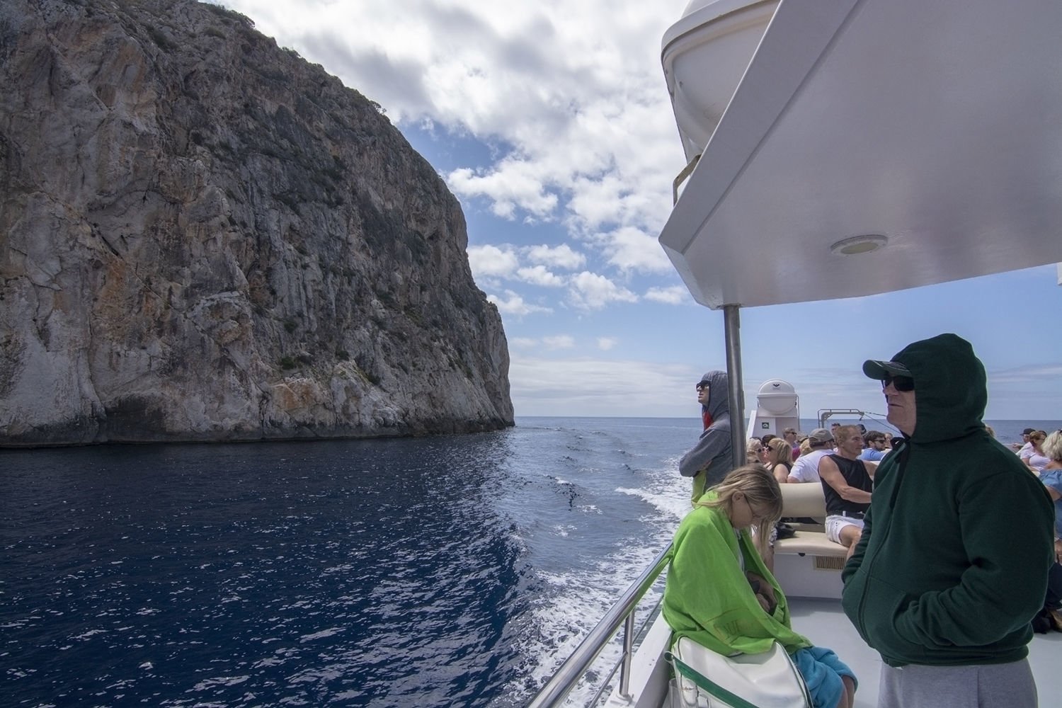 Mountain view from the boat