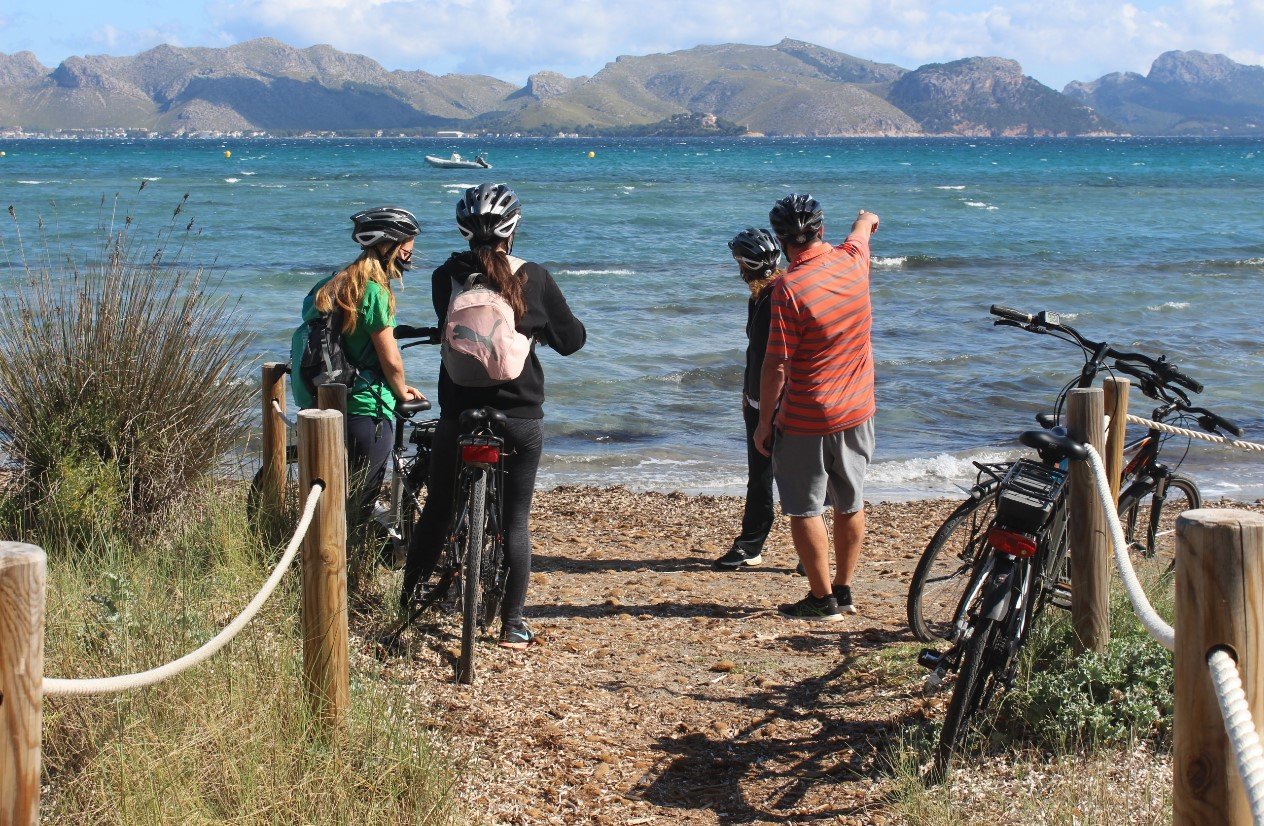 bike route around country lanes alcudia