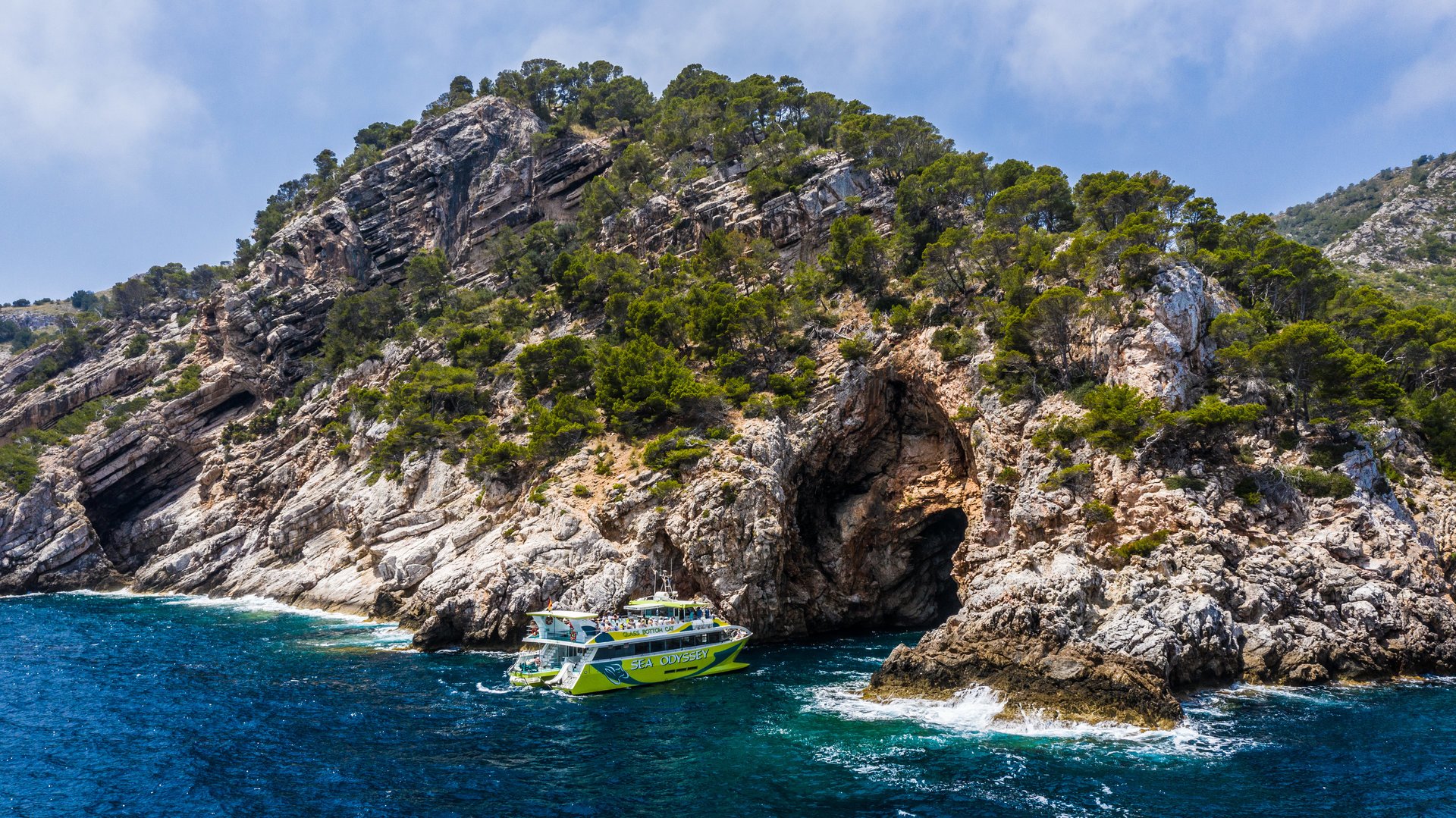 stop for swimming on the boau tour mallorca east coast