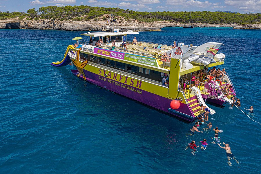 Boat Trip to Cala Figuera from Porto Petro and Cala Barca