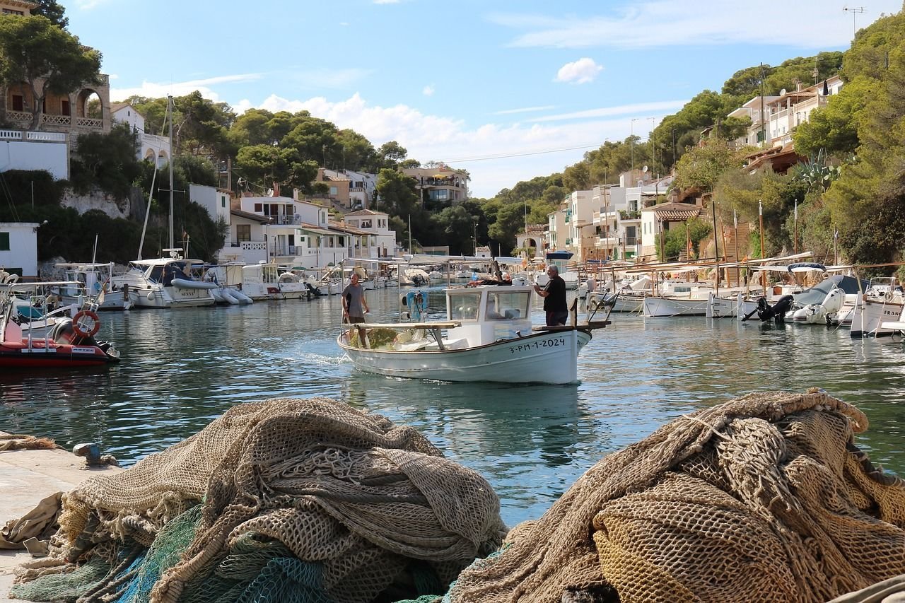 View of the Port in Cala Figuera