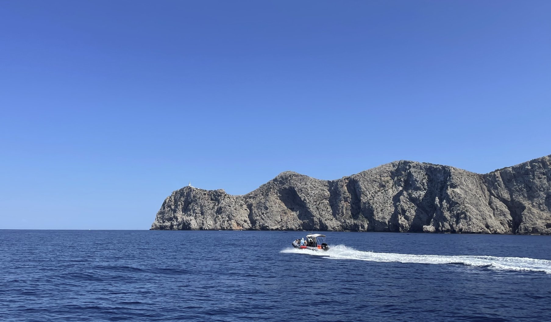return by boat after canyoning