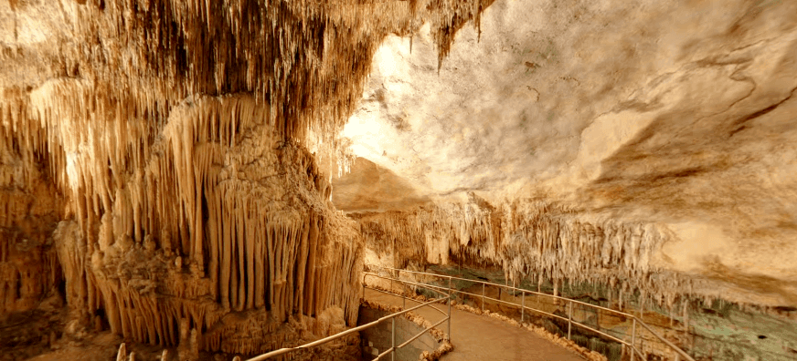 Stalactites and stalagmites