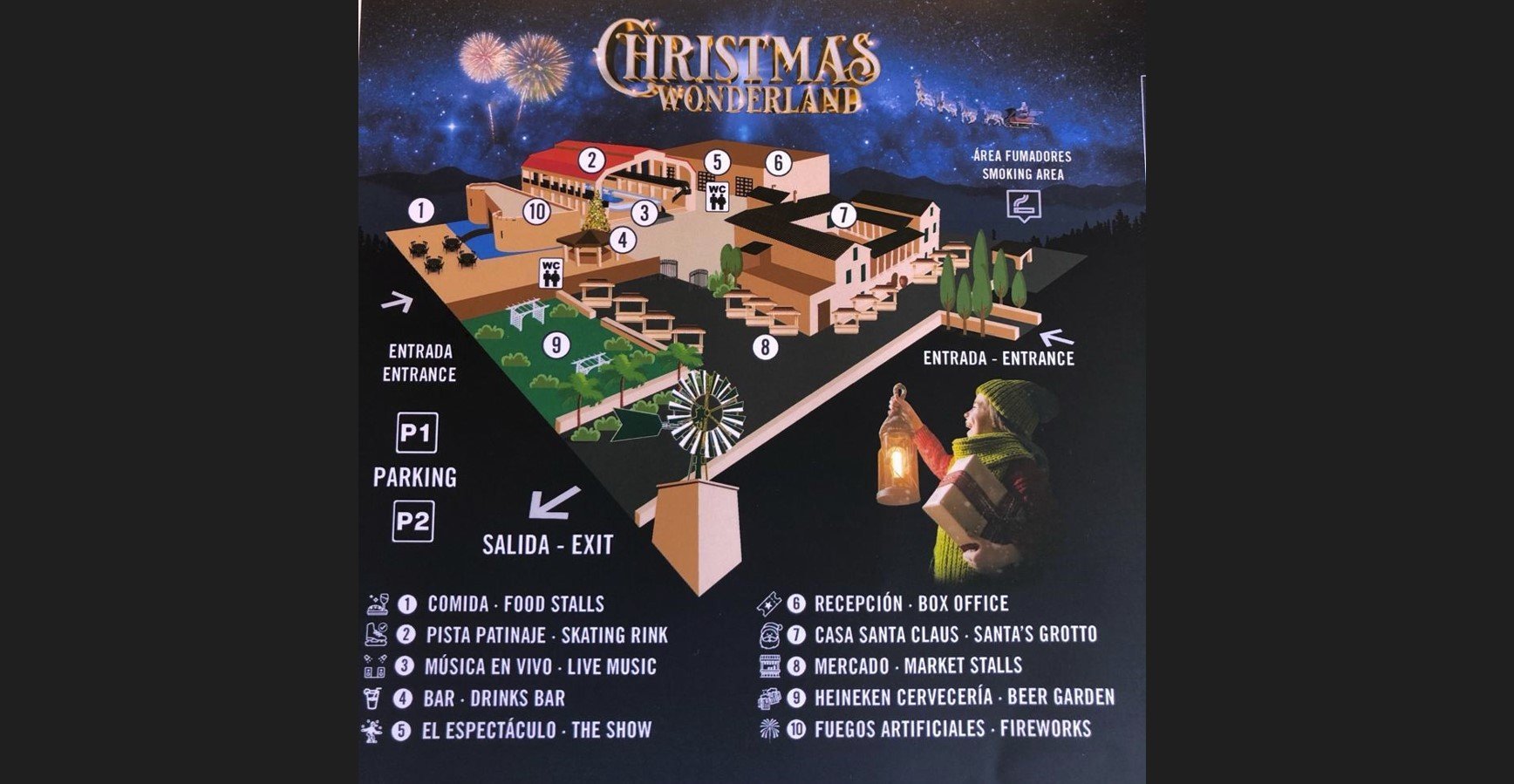 map of the christmas market