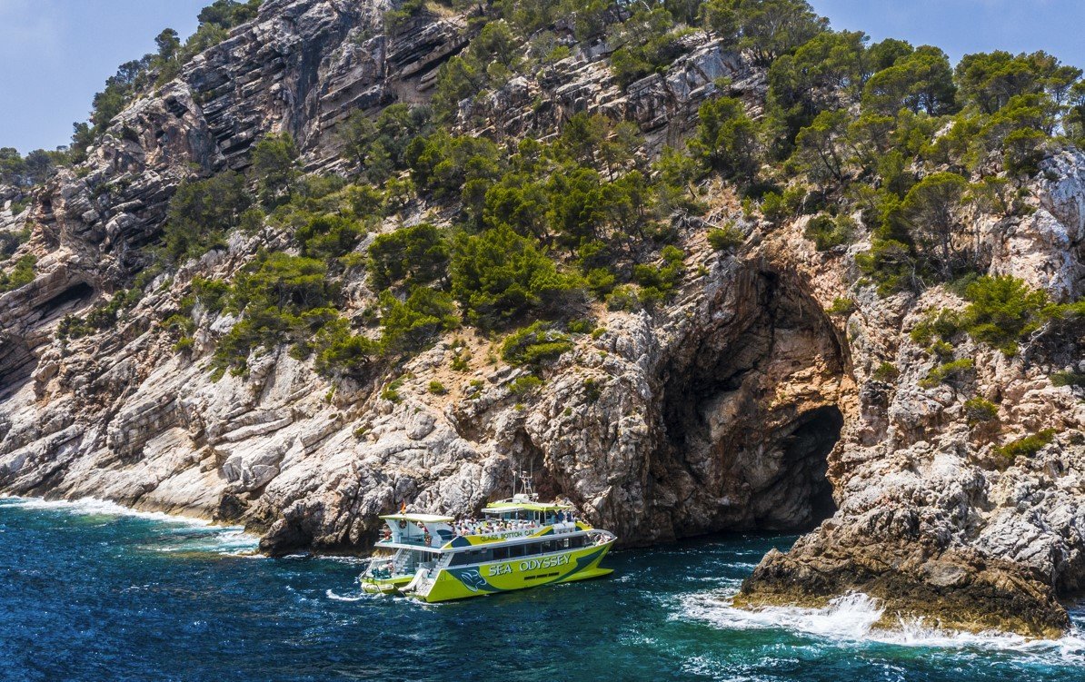 boat tour with underwater viewing