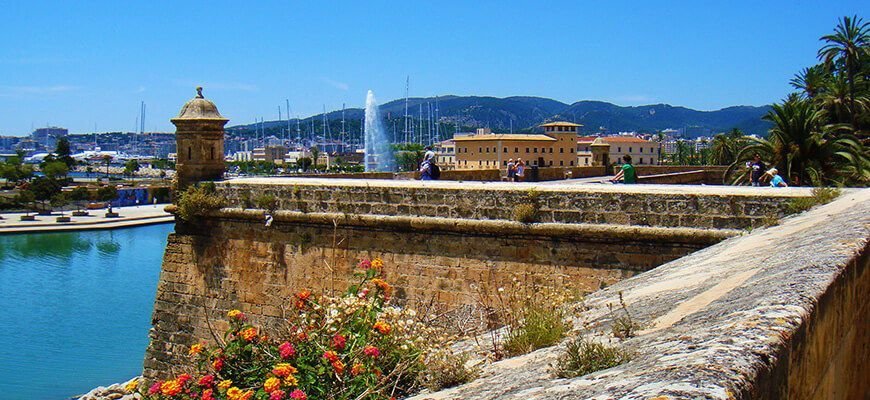 views from the bay of Palma
