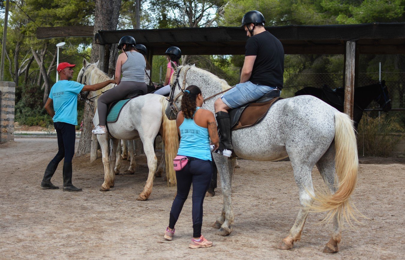 horse riding stables in can picafort