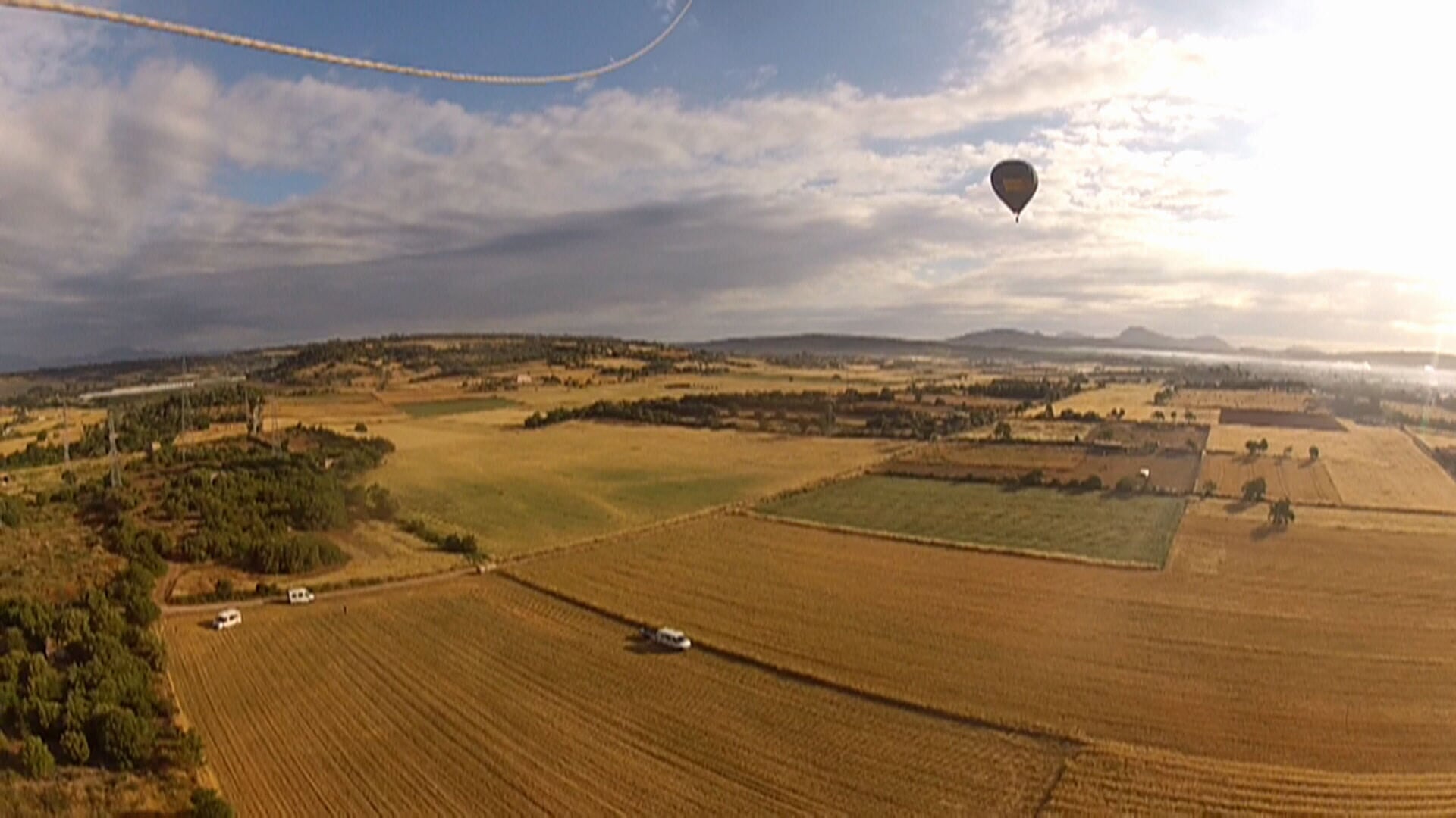panoramic views of Mallorca with the hot air balloon majorca