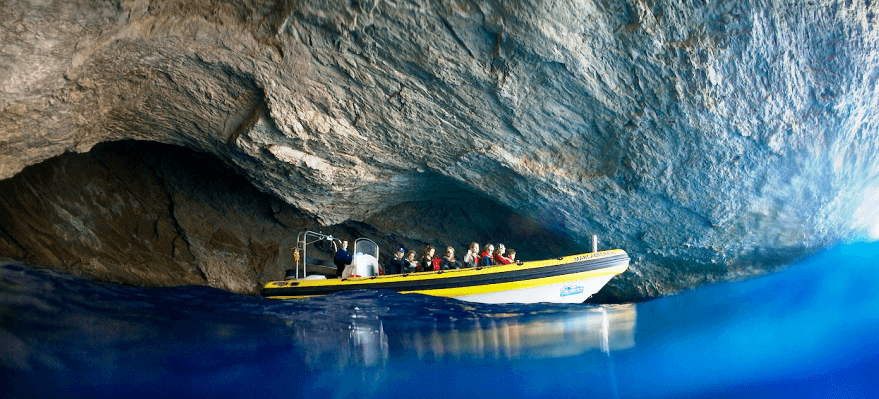 the blue cave - sa cova blava