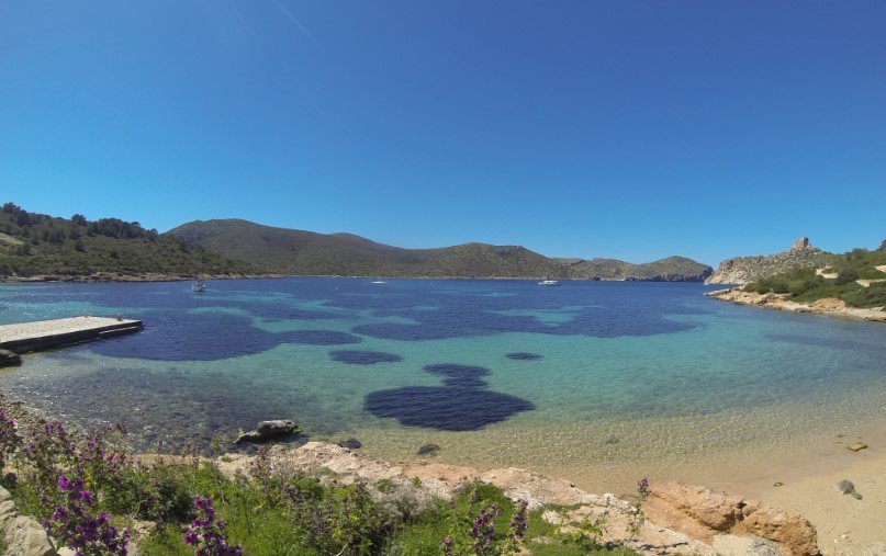 beach at cabrera island