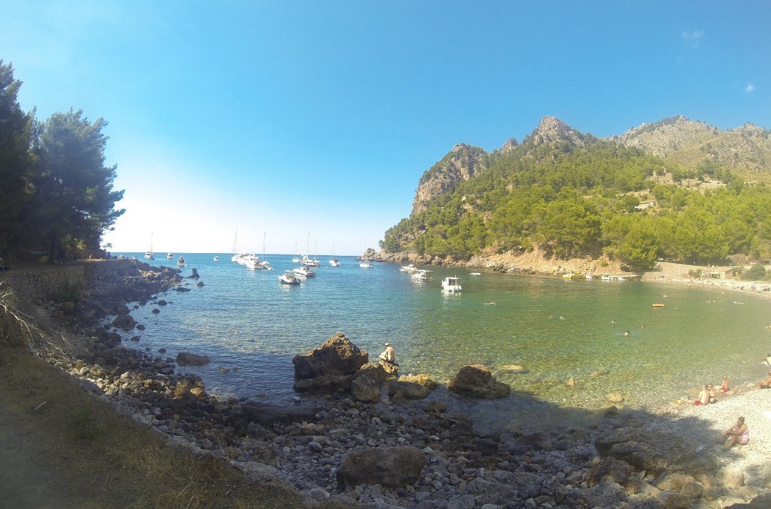 beach at cala tuent